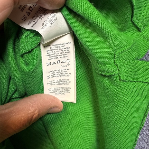 Polo Ralph Lauren Mesh Color Block Polo Shirt Men XLT Pique Big Orange Pony - Picture 9 of 12